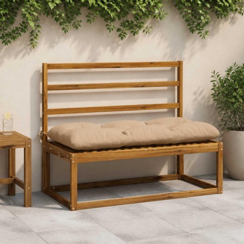 Bænkepuder VIANEN 2 stk. 130 x 50 x 12 cm - sandfarvet