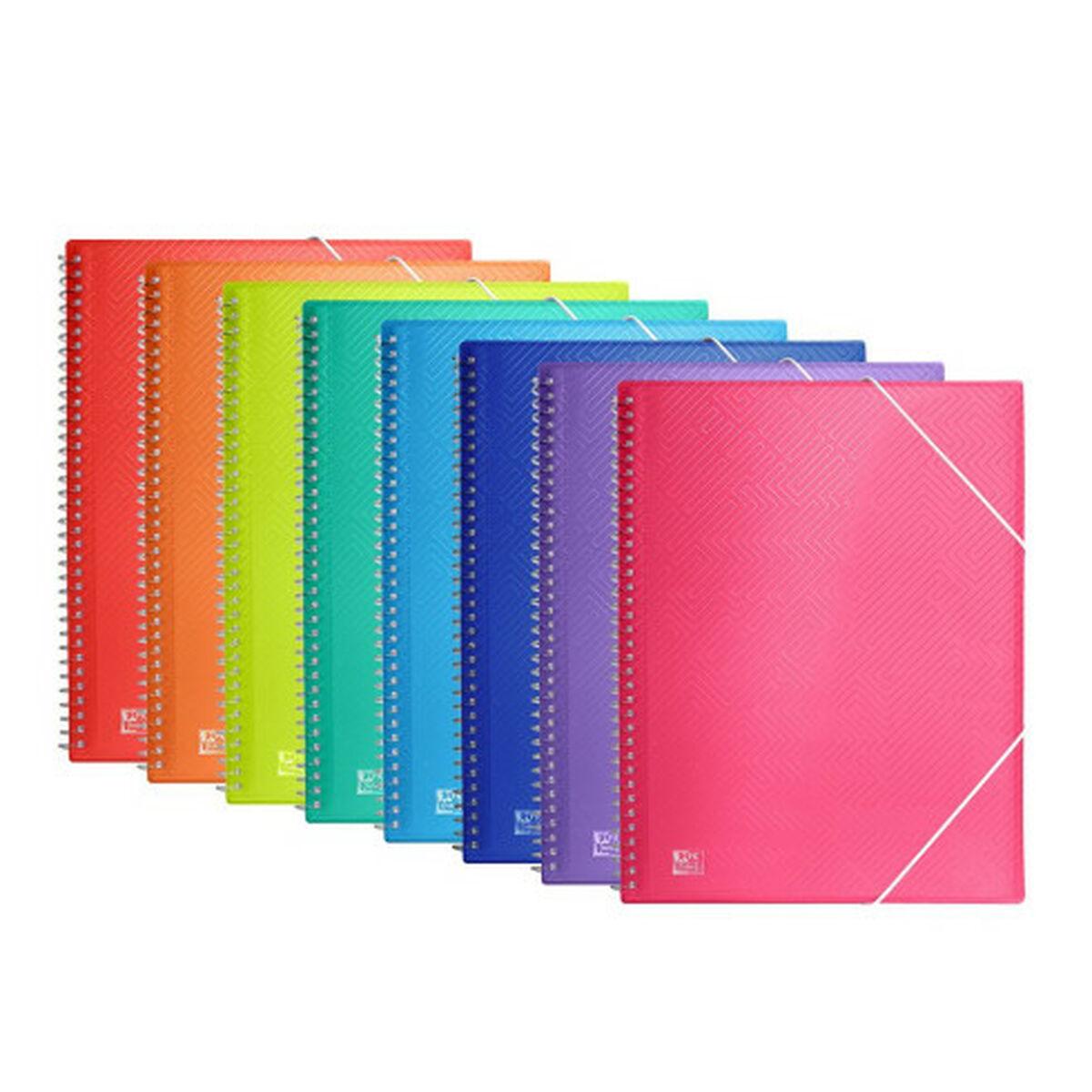Mappe Oxford Urban multifarvet A4 - 10 dele