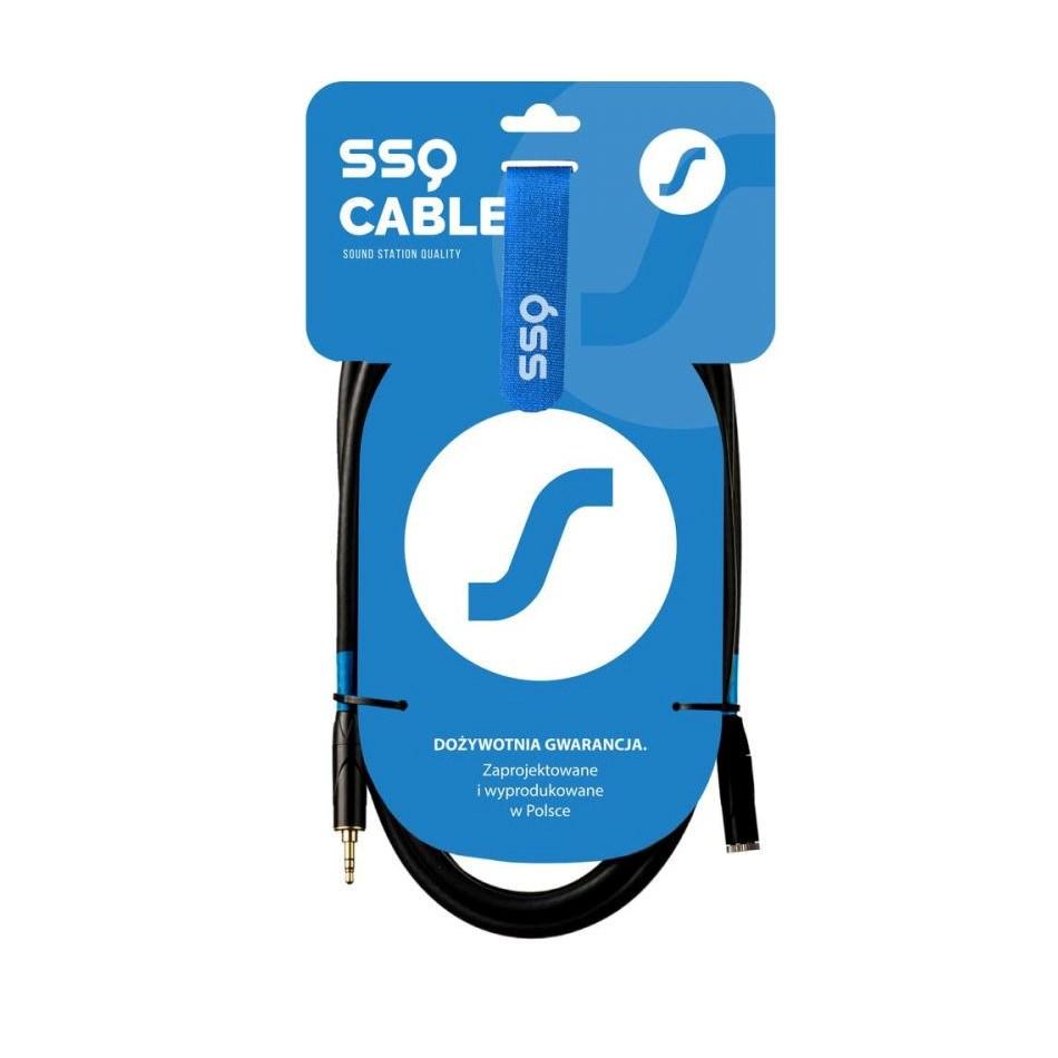 Lydkabel SSQ MiG3 3,5 mm stereo jack han til hun - 3 m