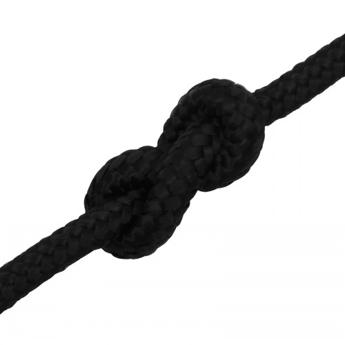 Universaltov 10 mm 50 m - sort polyester