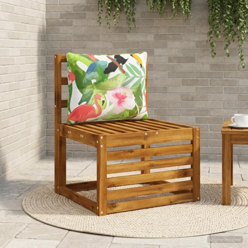 Rygpude PUTTEN flerfarvet 50 x 40 x 10 cm