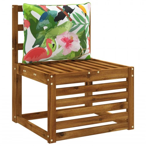 Rygpude PUTTEN flerfarvet 50 x 40 x 10 cm