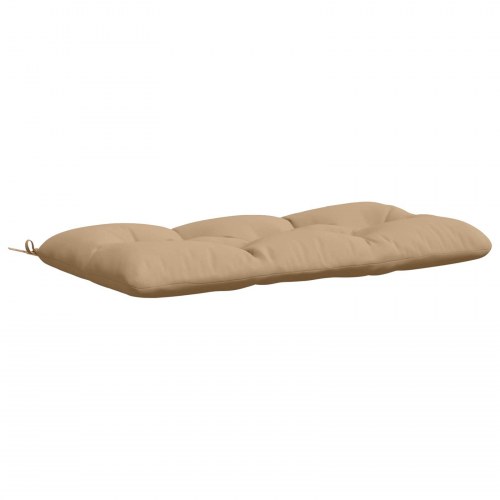 Bænkpude VIANEN sandfarvet 120 x 60 x 12 cm