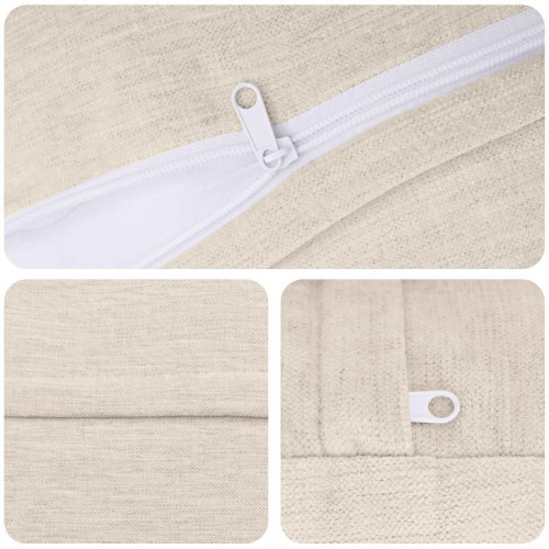 Pudebetræk HEERLEN 2 stk. creme 30 cm chenille