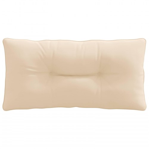 Rygpude PUTTEN - creme 80 x 40 x 10 cm
