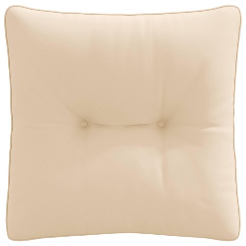 Rygpude PUTTEN - cremefarvet 40 x 40 x 10 cm