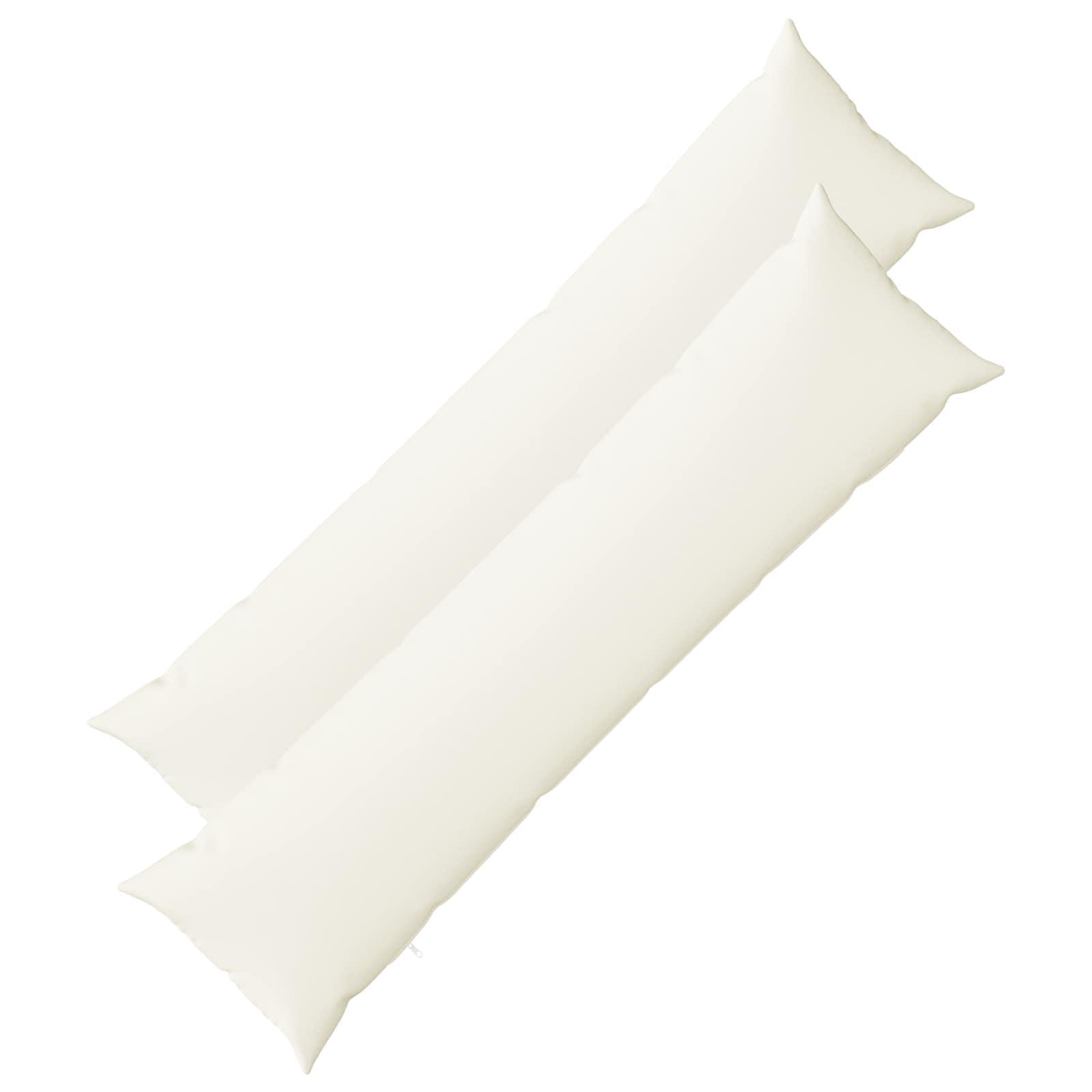 Pudebetræk HEERLEN 2 stk. - hvid 40 x 145 cm