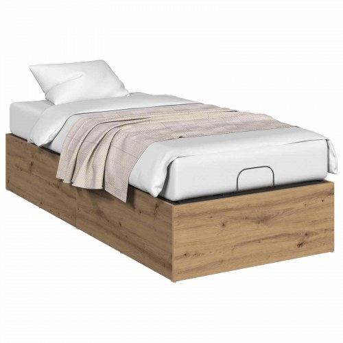 Sengeomkransning til justerbar sengebund - Artisan-eg 90 x 190 cm