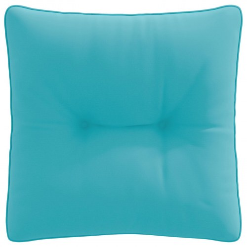 Rygpude PUTTEN - turkis 40 x 40 x 10 cm