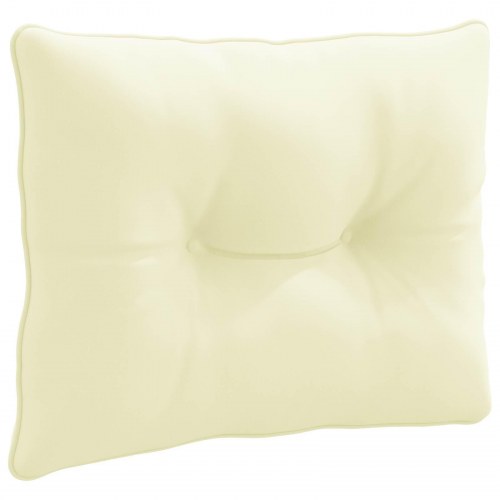 Rygpude PUTTEN - cremefarvet 60 x 40 x 10 cm