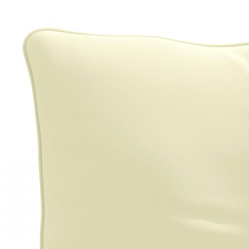 Rygpude PUTTEN - cremefarvet 60 x 40 x 10 cm