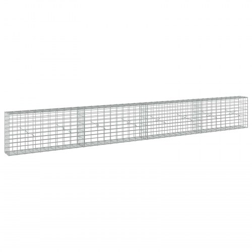Gabionkurv 400 x 20 x 50 cm - 5 mm tråd, 5 x 10 cm net