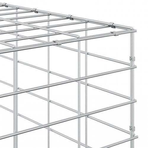 Gabionkurv 400 x 20 x 50 cm - 5 mm tråd, 5 x 10 cm net