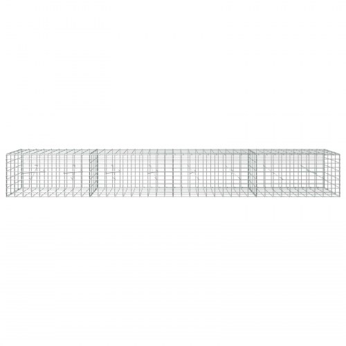 Gabionkurv 400 x 20 x 50 cm - galvaniseret stål