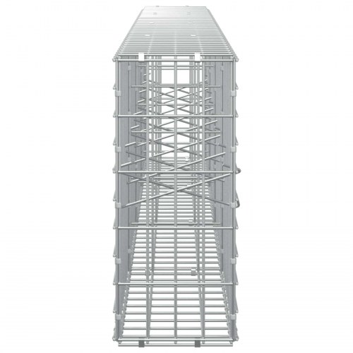 Gabionkurv 400 x 20 x 50 cm - galvaniseret stål