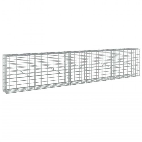 Gabionkurv 250 x 20 x 50 cm - galvaniseret stål