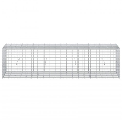 Gabionkurv 200 x 50 x 50 cm - galvaniseret stål