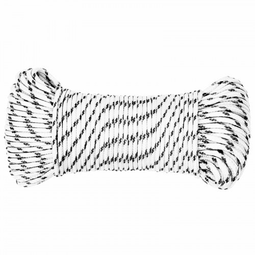 Universaltov 5 mm 100 m - hvid polyester