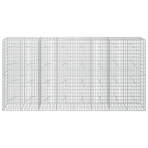Gabionkurv 400 x 20 x 200 cm - 3,5 mm tråd, 5 x 10 cm masker