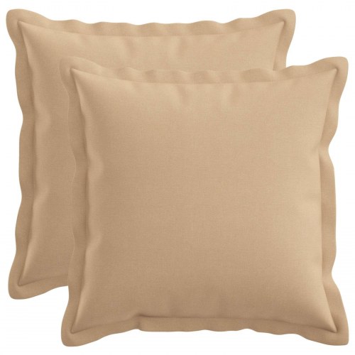 Pudebetræk 2 stk. HOUTEN - cremefarvet 45 x 45 cm
