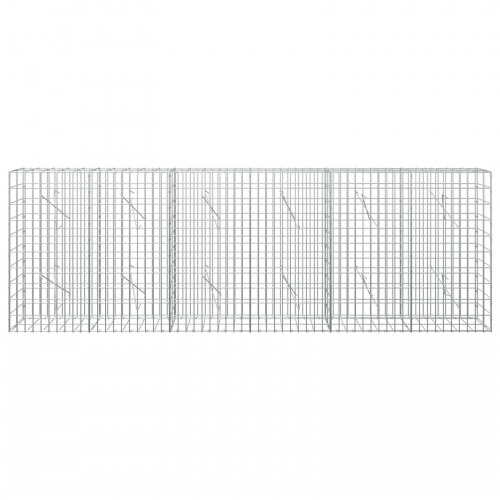 Gabionkurv i galvaniseret stål 300 x 10 x 100 cm