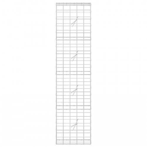 Gabionkurv 50 x 20 x 200 cm - galvaniseret stål