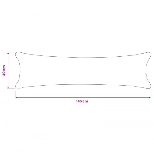 Pudebetræk HEERLEN mørkegrå 40 x 145 cm - bouclé
