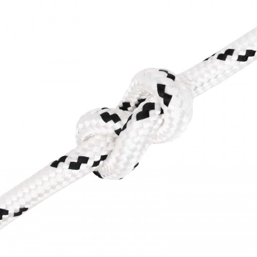 Universaltov 12 mm 25 m - hvid polyester