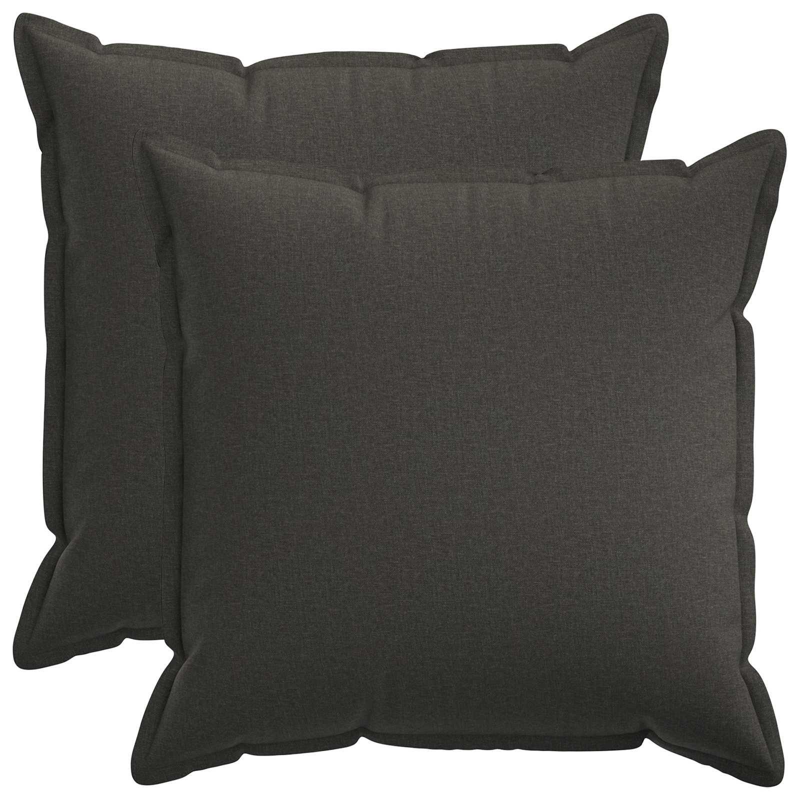Pudebetræk HOUTEN 2 stk. 55 x 55 cm - mørkegrå