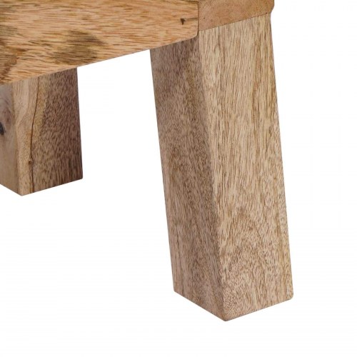 Entrebænk med skuffer i ægte læder 110 x 30 x 45 cm - mørk brun