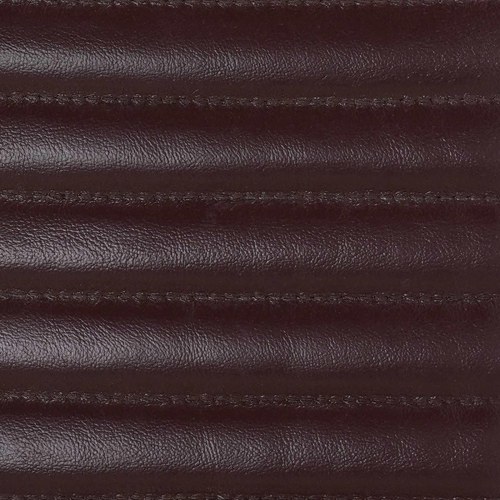 Entrebænk med skuffer i ægte læder 110 x 30 x 45 cm - mørk brun