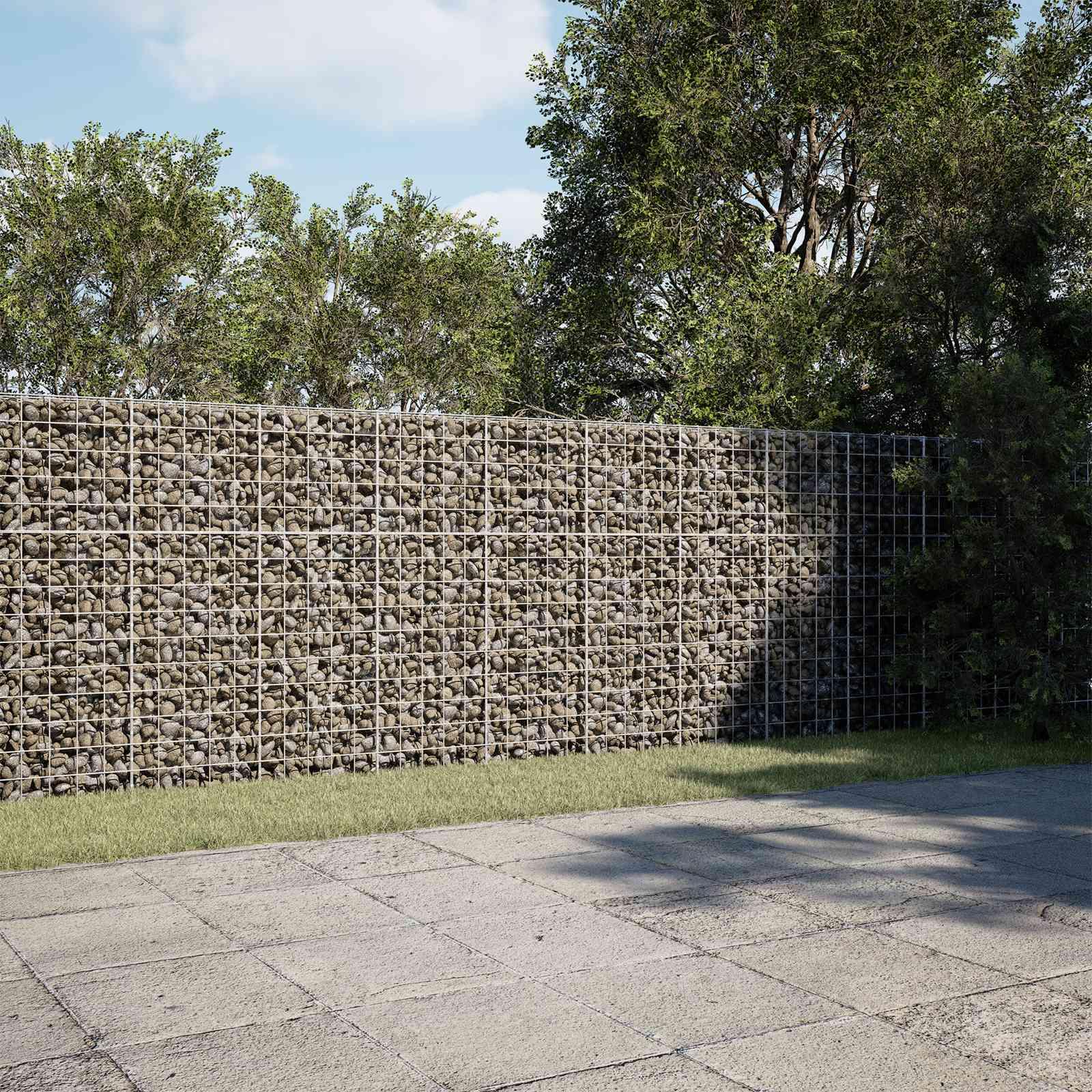 Gabion 950 x 10 x 150 cm - 3,5 mm tråd, 10 x 10 cm net