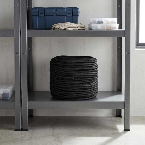 Universaltov 8 mm 50 m - sort polyester