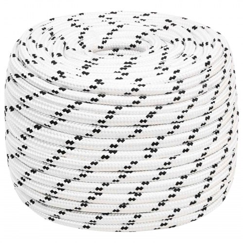 Universaltov 14 mm 25 m - hvid polyester