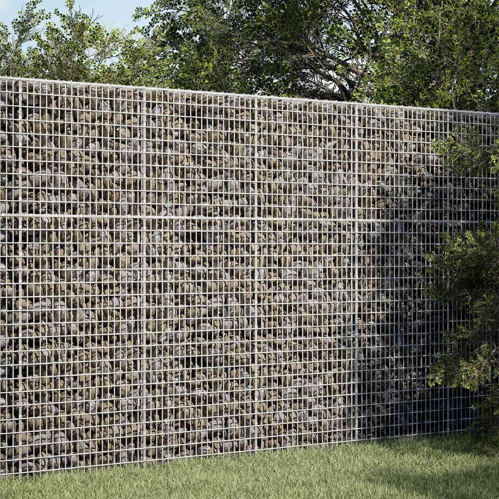 Gabionkurv 50 x 10 x 150 cm - 3,5 mm tråd, 5 x 2,5 cm maske