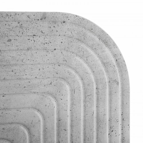 Væghylde 2 stk. betongrå 80,5 x 13,5 x 37,5 cm