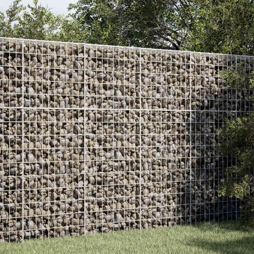 Gabionkurv i galvaniseret stål 100 x 100 x 150 cm