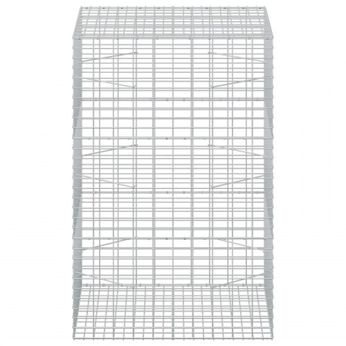 Gabionkurv i galvaniseret stål 100 x 100 x 150 cm