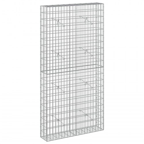 Gabionkurv 100 x 20 x 200 cm - galvaniseret stål