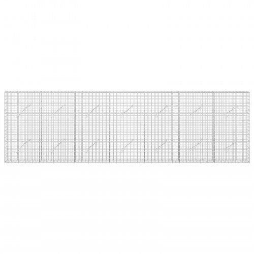 Gabionkurv 350 x 10 x 100 cm - galvaniseret stål