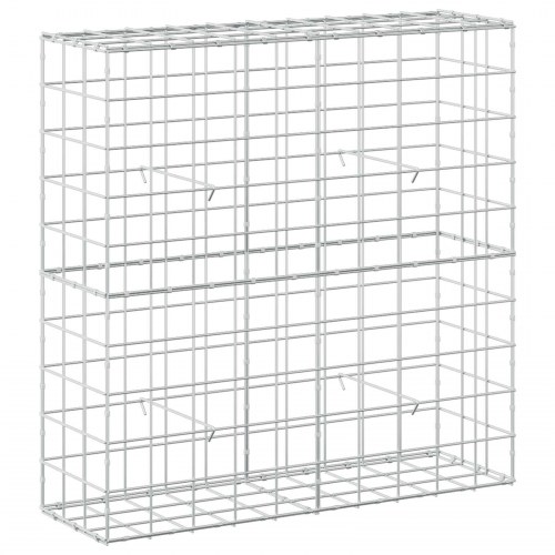 Gabionkurv 100 x 30 x 100 cm - galvaniseret stål