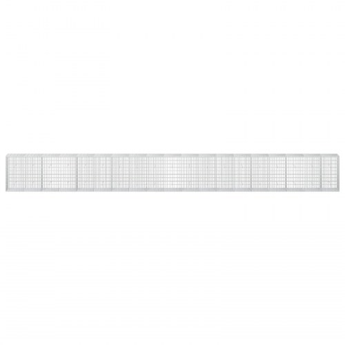 Gabion 950 x 50 x 100 cm - galvaniseret stål