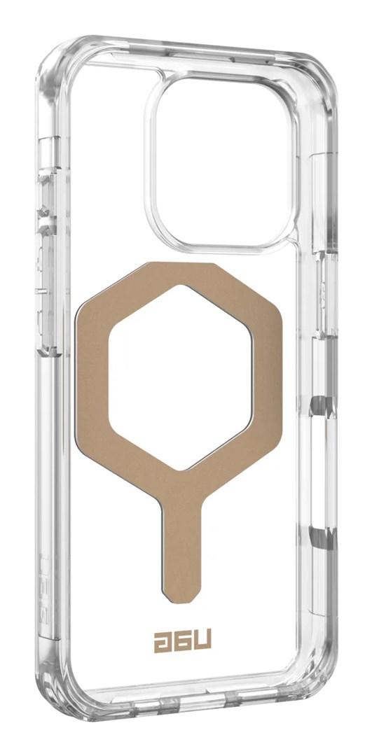 Mobilcover Urban Armor Gear Plyo 16 cm (6,3") - guld/transparant