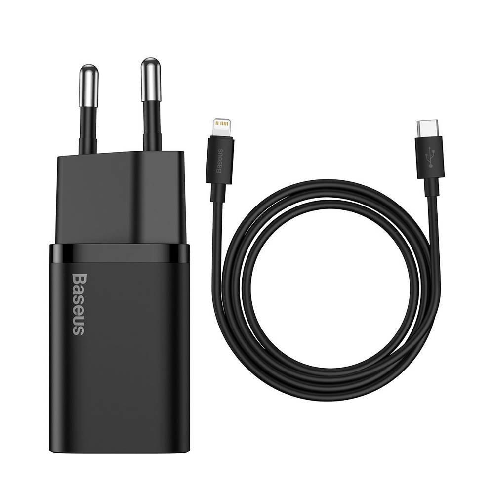 Baseus Super Si 1C szybka ladowarka USB Typ C 20W Power Delivery + kabel USB Typ C