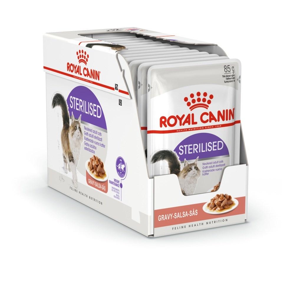 Vådfoder Royal Canin FHN Sterilised i sovs til voksne katte - 12 x 85 g