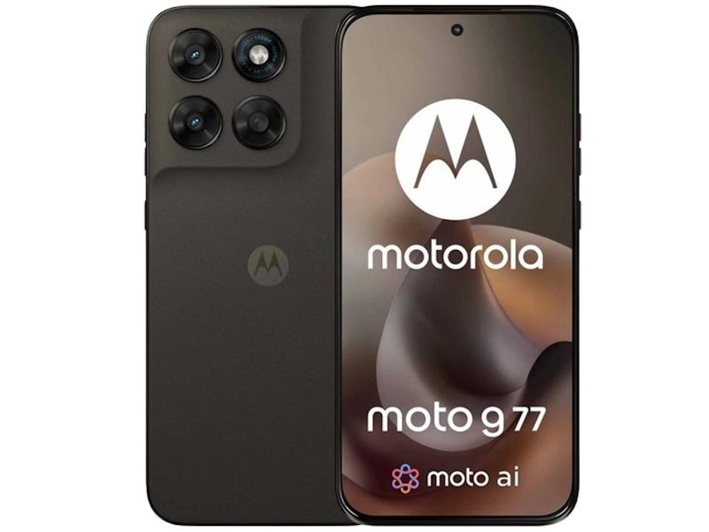 Motorola Moto G77 Smartphone - 6.78", 12GB RAM, 256GB - Black Olive