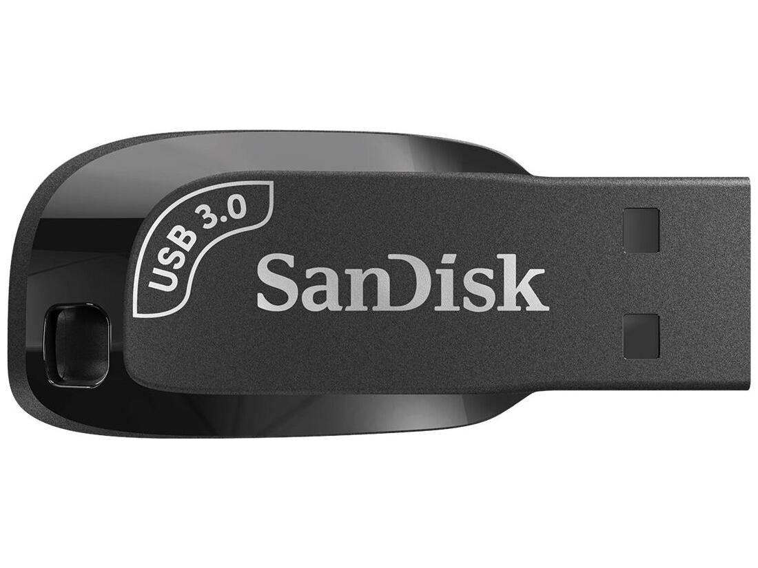 SanDisk SDCZ410-064G-G46, 64 GB, USB Type-A, 3.2 Gen 1 (3.1 Gen 1), 100 MB/s, Uden hætte, Sort