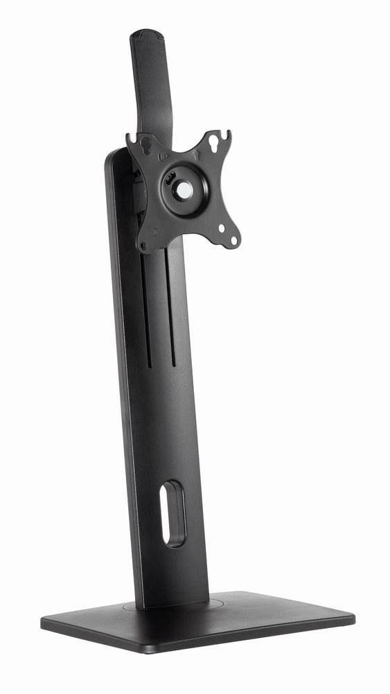 Gembird MS-D1-01 - Monteringssæt (bundplade, VESA adapter) - landskab/portræt - for Monitor - højdejusterbar - aluminium, stål, plastik - sort - skærmstørrelse: 17-32 - skrivebord, skrivebordsmonterbar