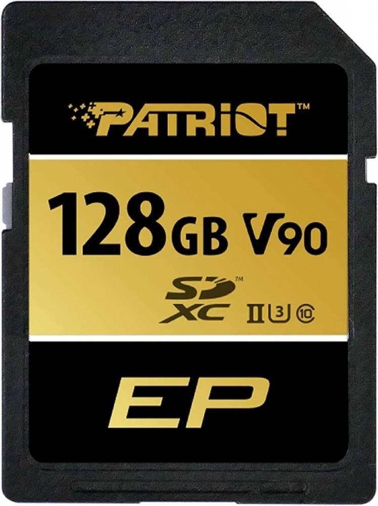 SDXC-hukommelseskort Patriot EP 128 GB V90 UHS-II U3