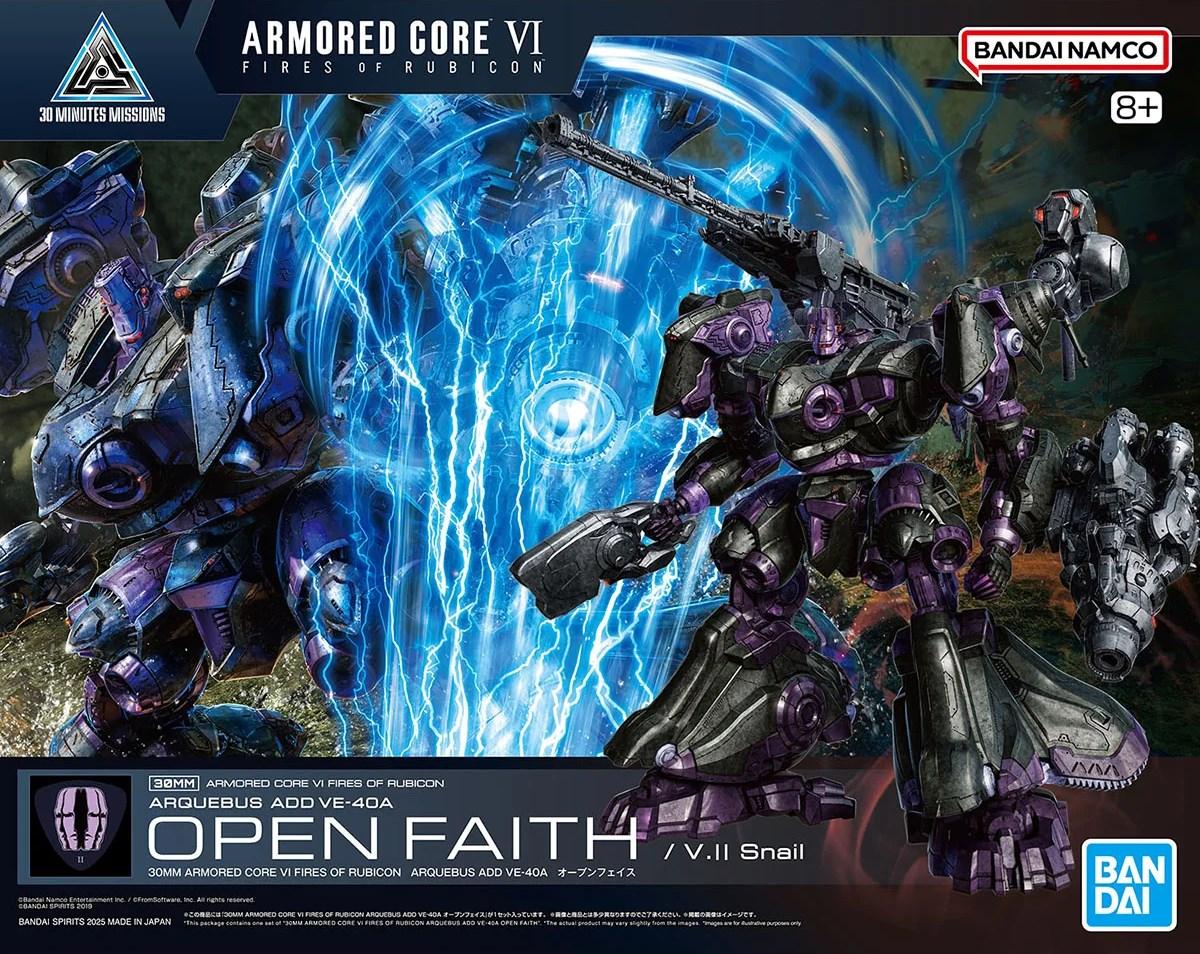 Figur 30MM Armored Core VI Fires of Rubicon ARQUEBUS ADD VE-40A Open Faith